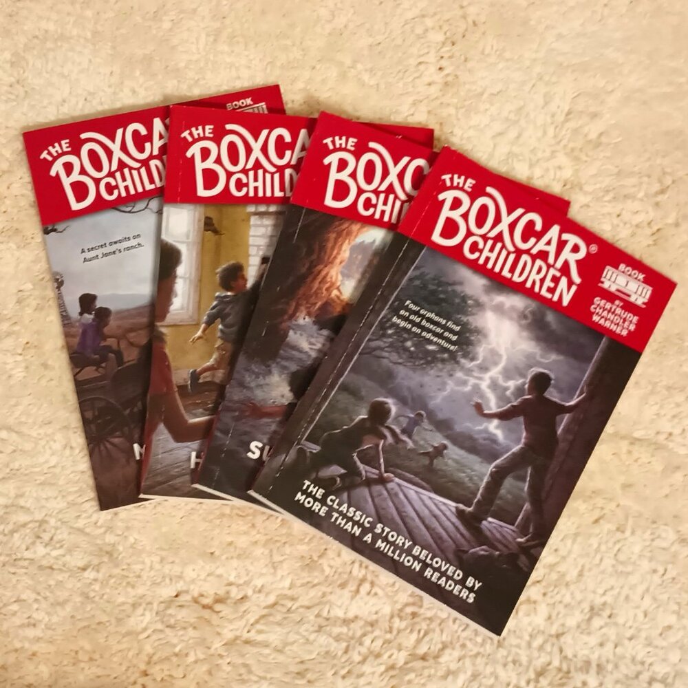 EUC ~ The Boxcar Children Mysteries Boxed Set Books #1 through #4